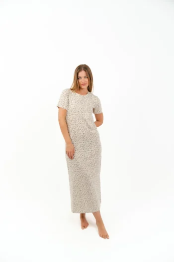 floral long night shirt - Image 4