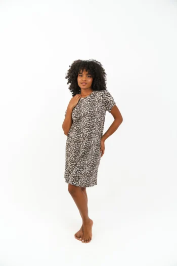 leopard short night shirt - Image 2