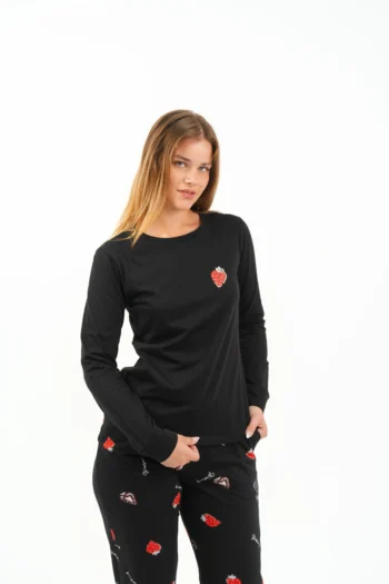 Strawberry pants pyjama set - Image 4