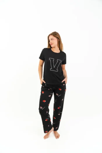 strawberry pants pyjama set