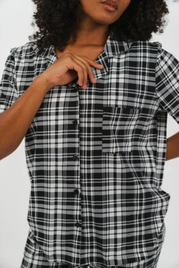 buttoned printed pants set - Image 2