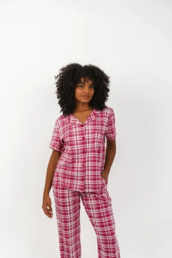 buttoned printed pants set - Image 4