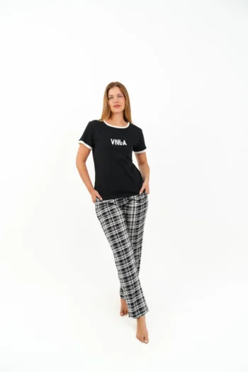 printed pyjama pants set