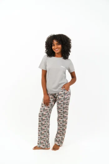 floral pants pyjama set - Image 3