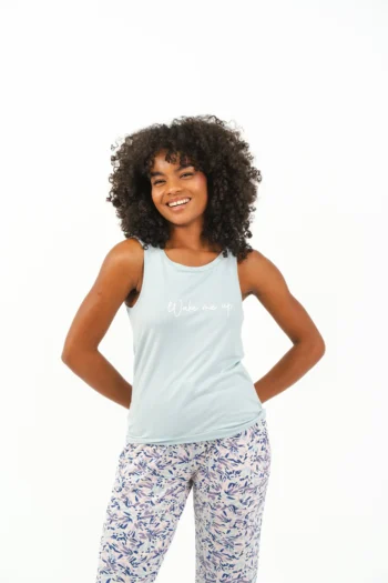 printed pyjama pants set - Image 2
