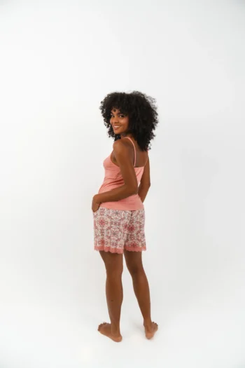 printed pyjama shorts set - Image 2
