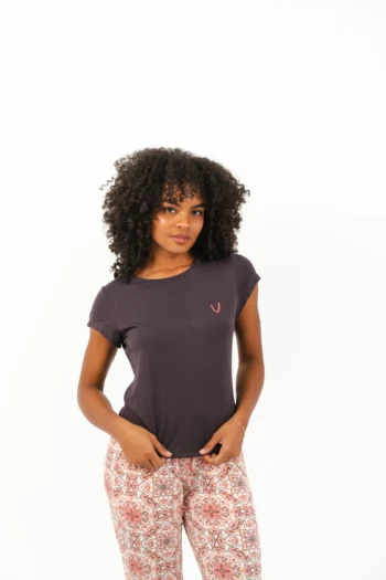 printed pyjama capri set - Image 2