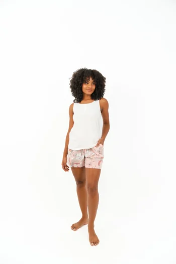 floral shorts pyjama set