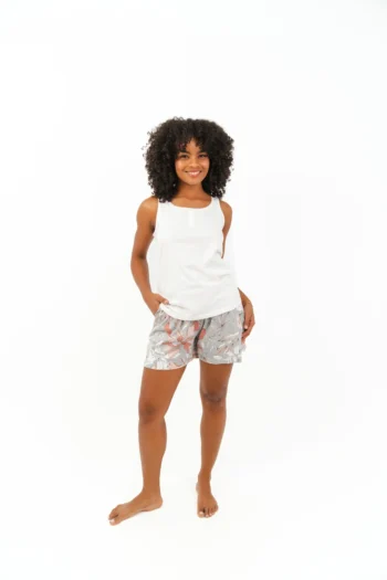 floral shorts pyjama set - Image 11